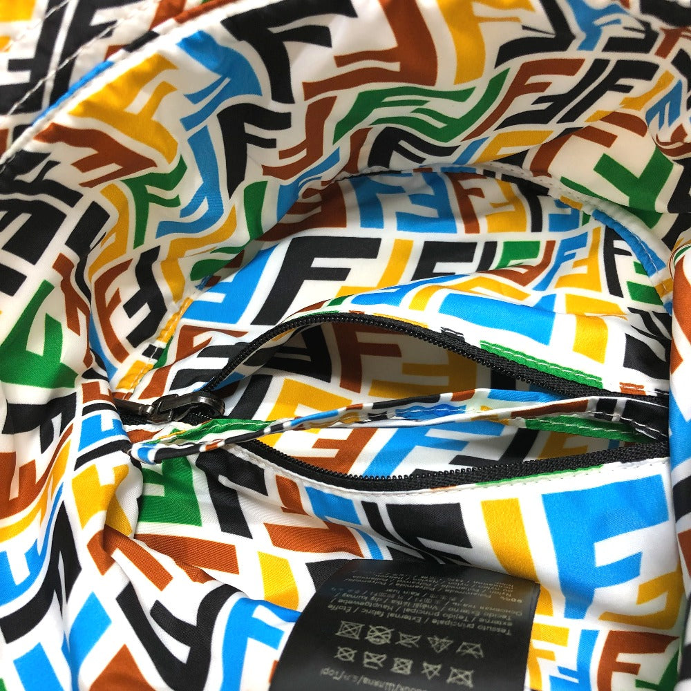 FENDI hat Nylon Beige / multicolor Zucca reversible mens Used