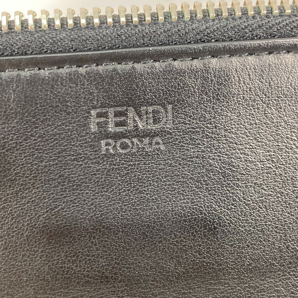 FENDI Clutch bag 7N0078 leather black monster Women Used