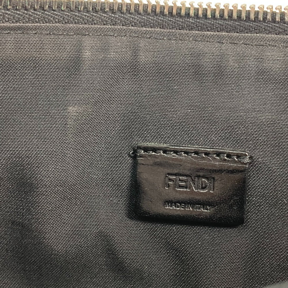 FENDI Clutch bag 7N0078 leather black monster Women Used