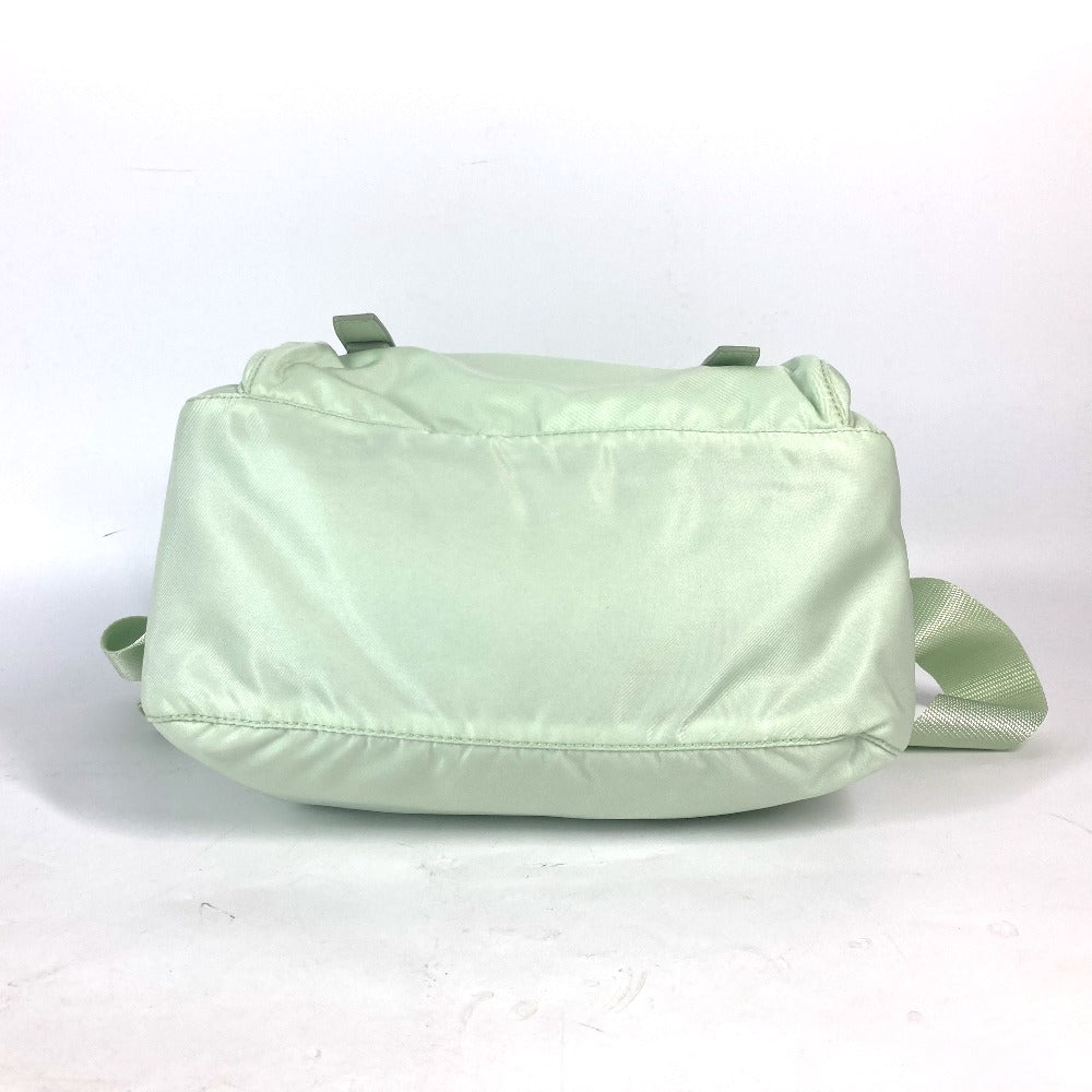 PRADA Shoulder Bag 1BD953 Nylon green Triangle logo plate Re-Nylon Women Used