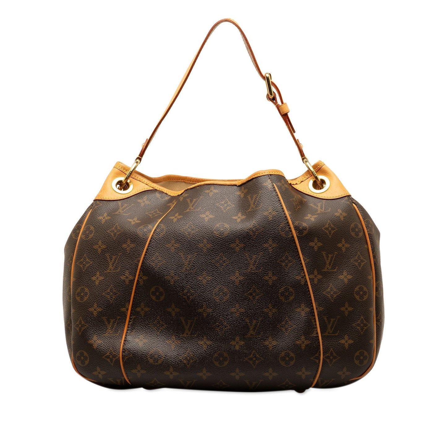 Brown Louis Vuitton Monogram Galliera PM Shoulder Bag