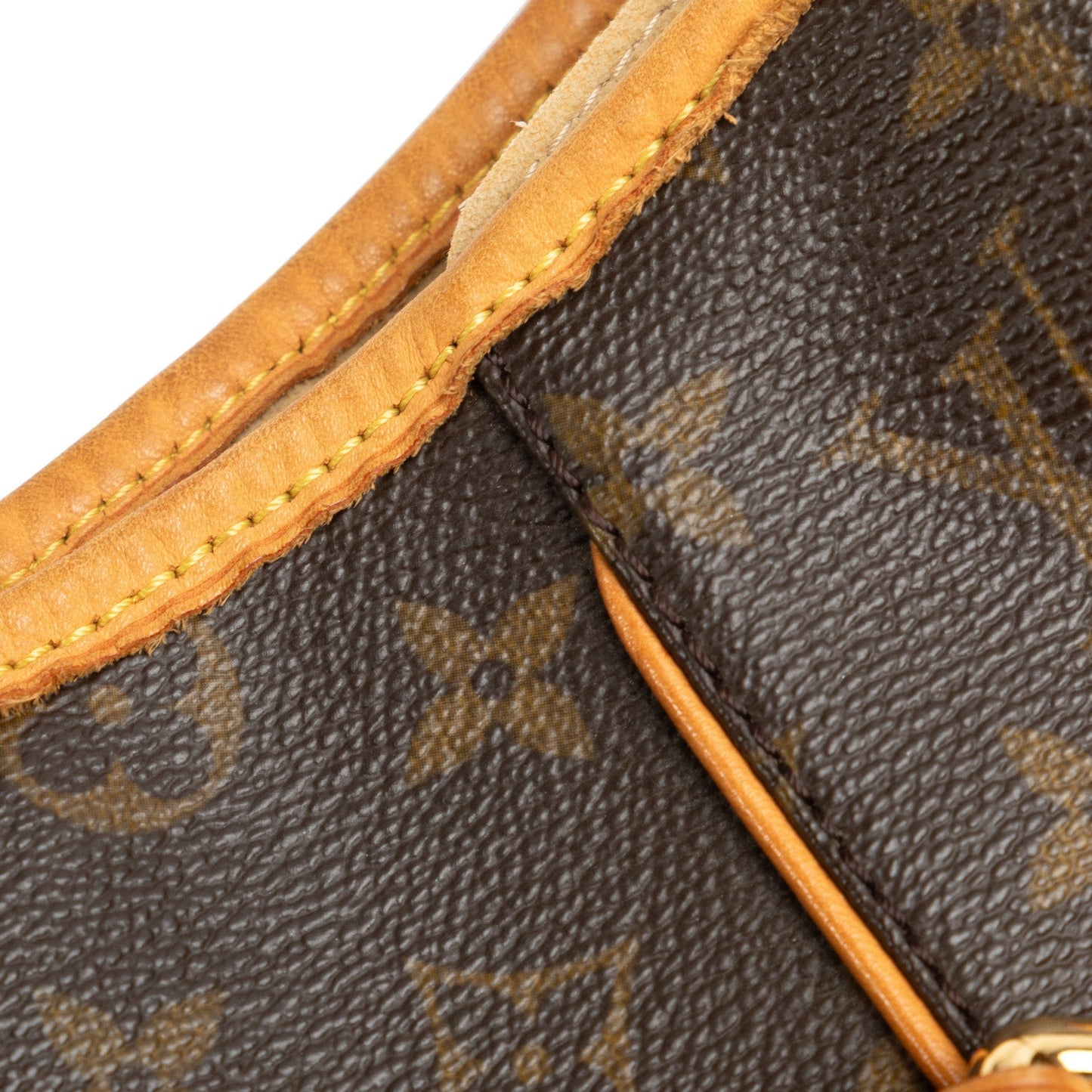 Brown Louis Vuitton Monogram Galliera PM Shoulder Bag