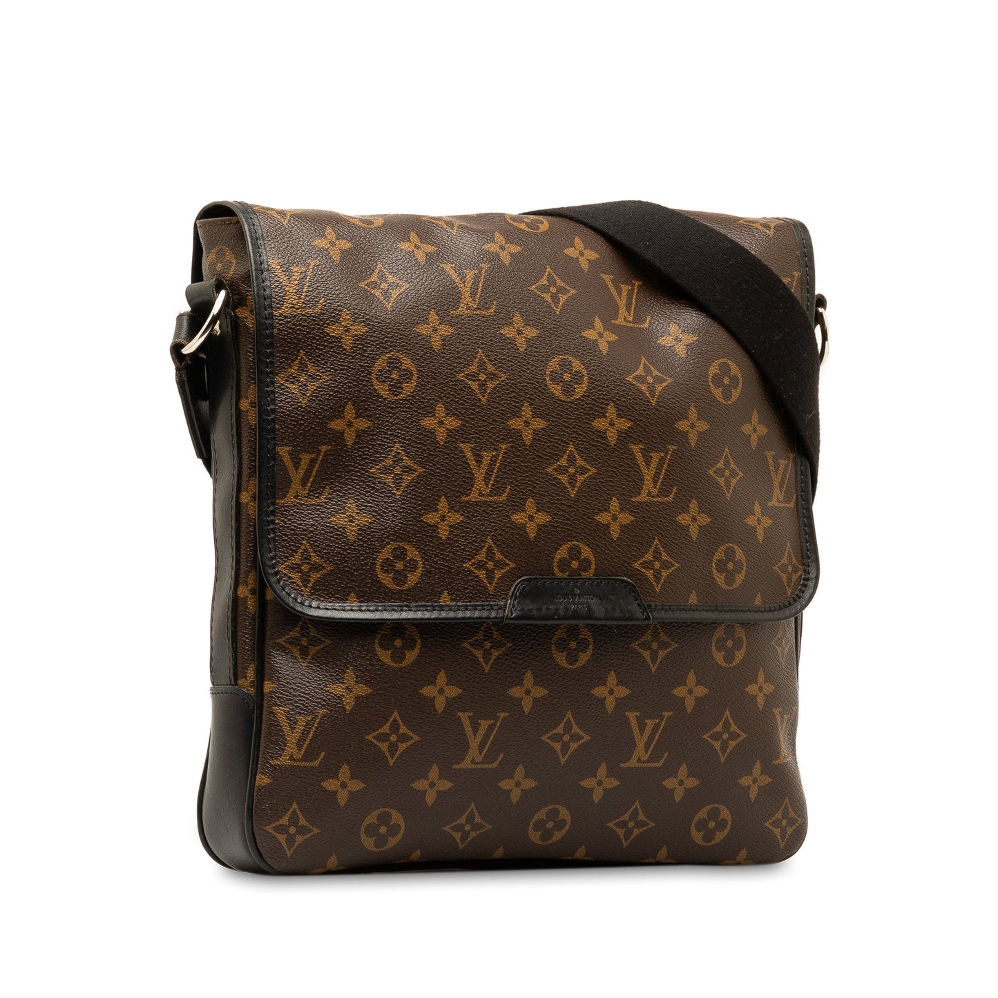 Brown Louis Vuitton Monogram Macassar Bass MM Crossbody Bag