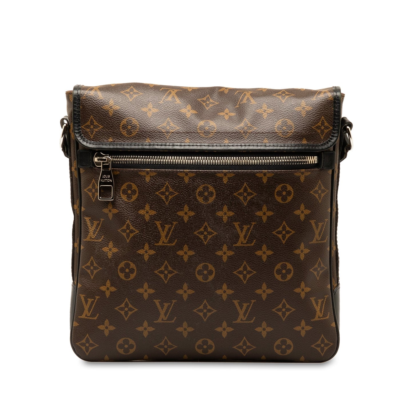 Brown Louis Vuitton Monogram Macassar Bass MM Crossbody Bag