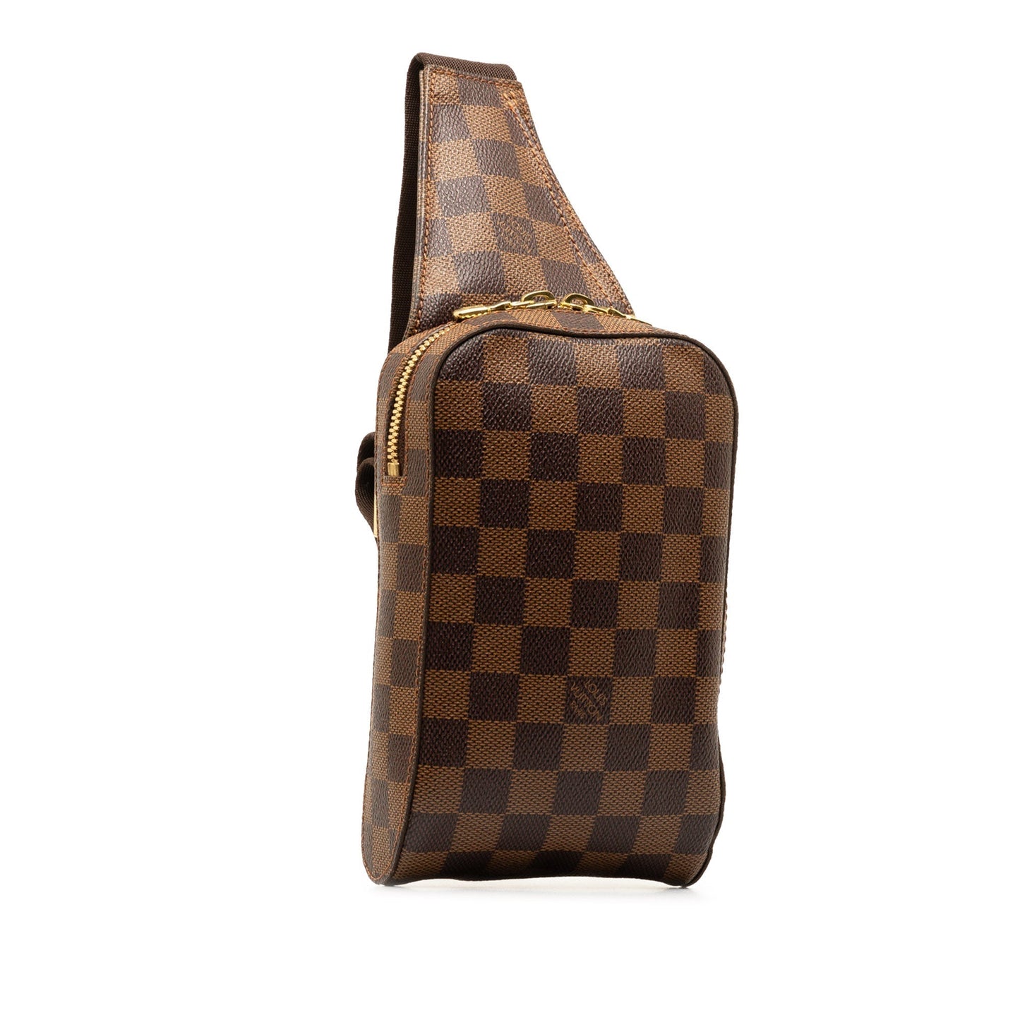 Brown Louis Vuitton Damier Ebene Geronimos Crossbody Bag