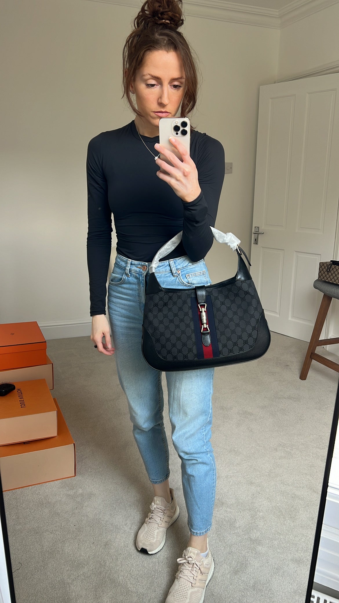 Balenciaga x Gucci Hacker Project Medium Jackie Bag