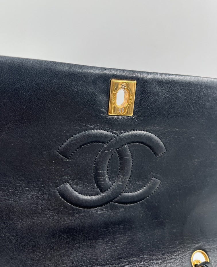 Vintage Black Chanel Flap Bag