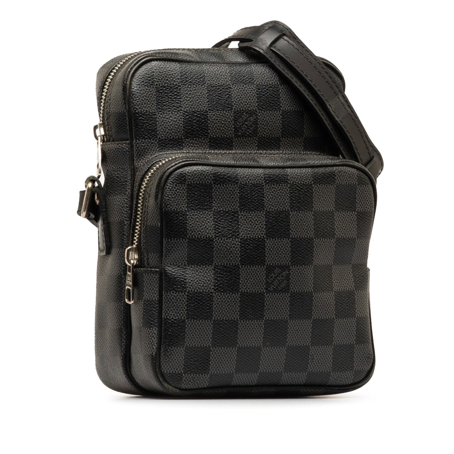 Black Louis Vuitton Damier Graphite Rem Crossbody Bag