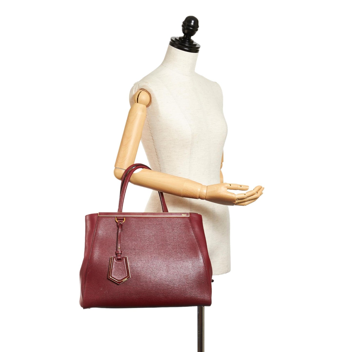 Fendi 2Jours Leather Handbag (SHG-27433)