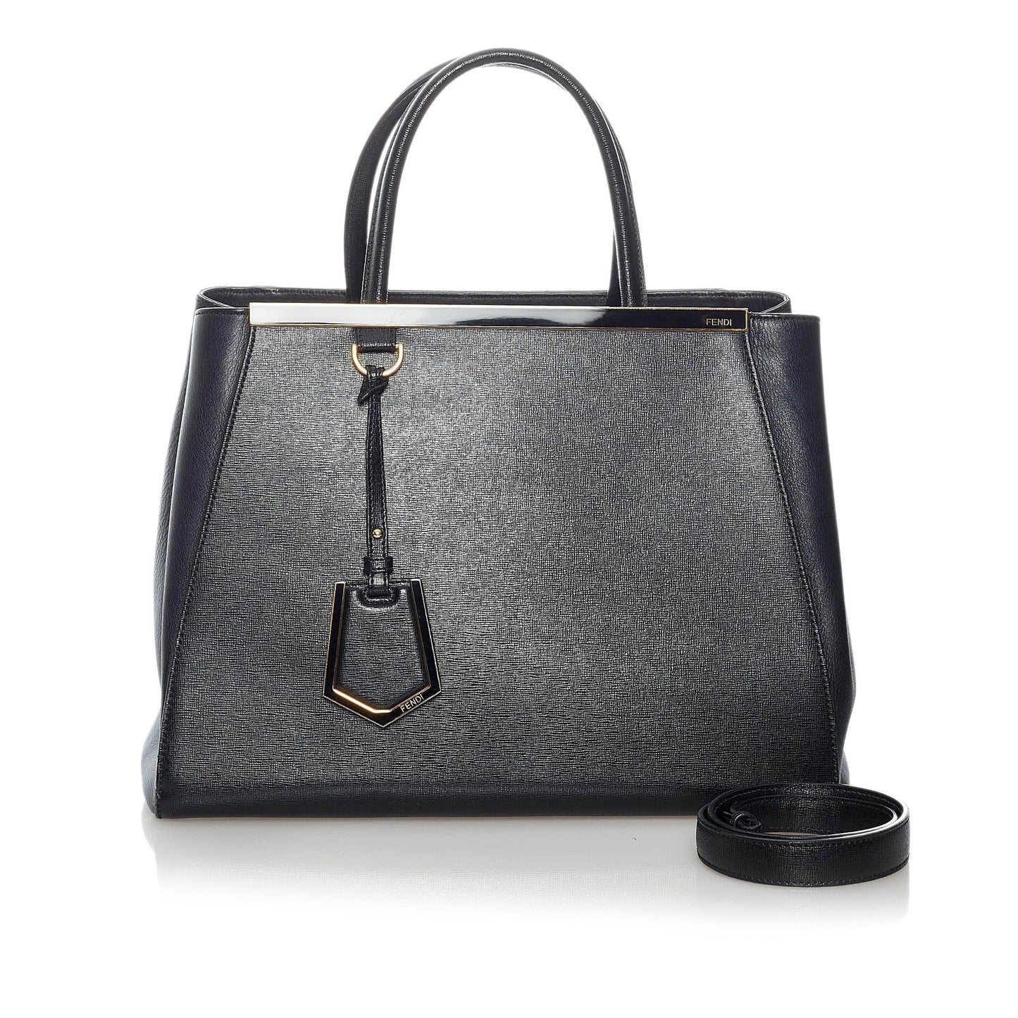 Fendi 2Jours Leather Satchel (SHG-30771)