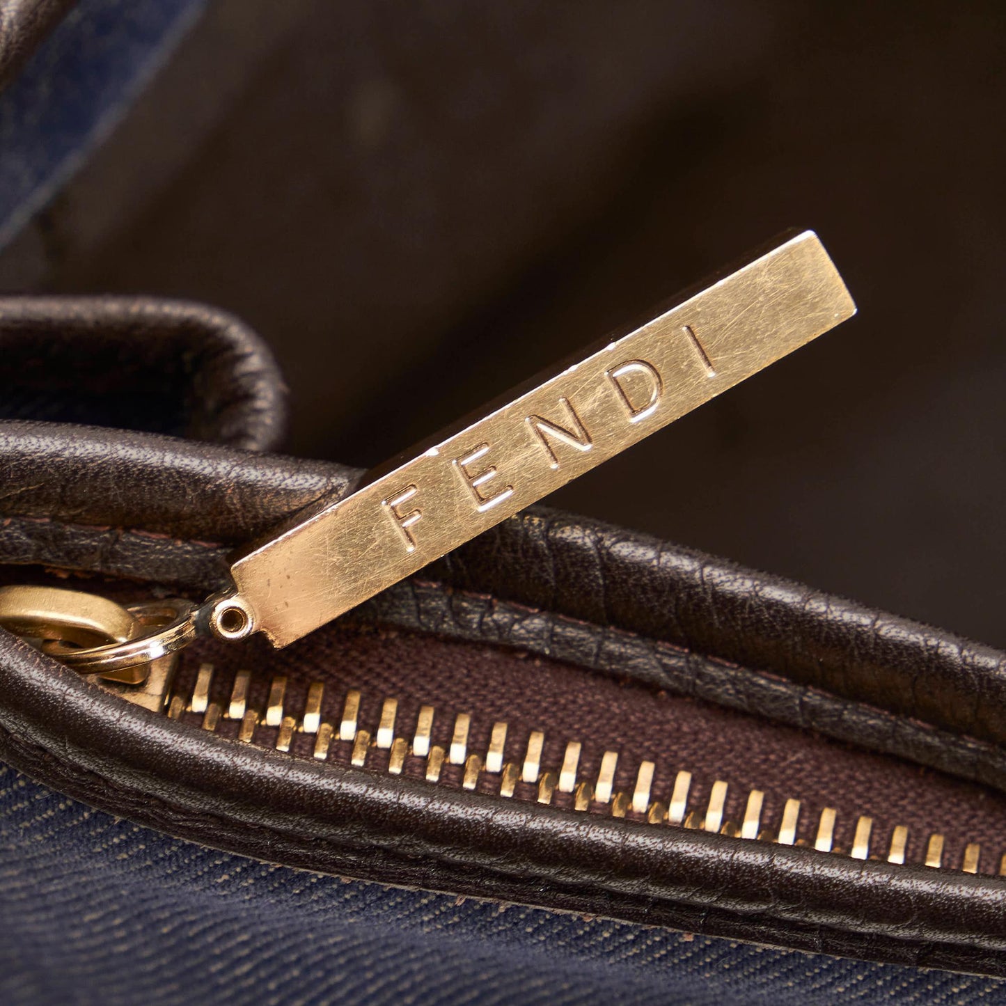 Fendi Denim Crossbody Bag (SHG-31900)