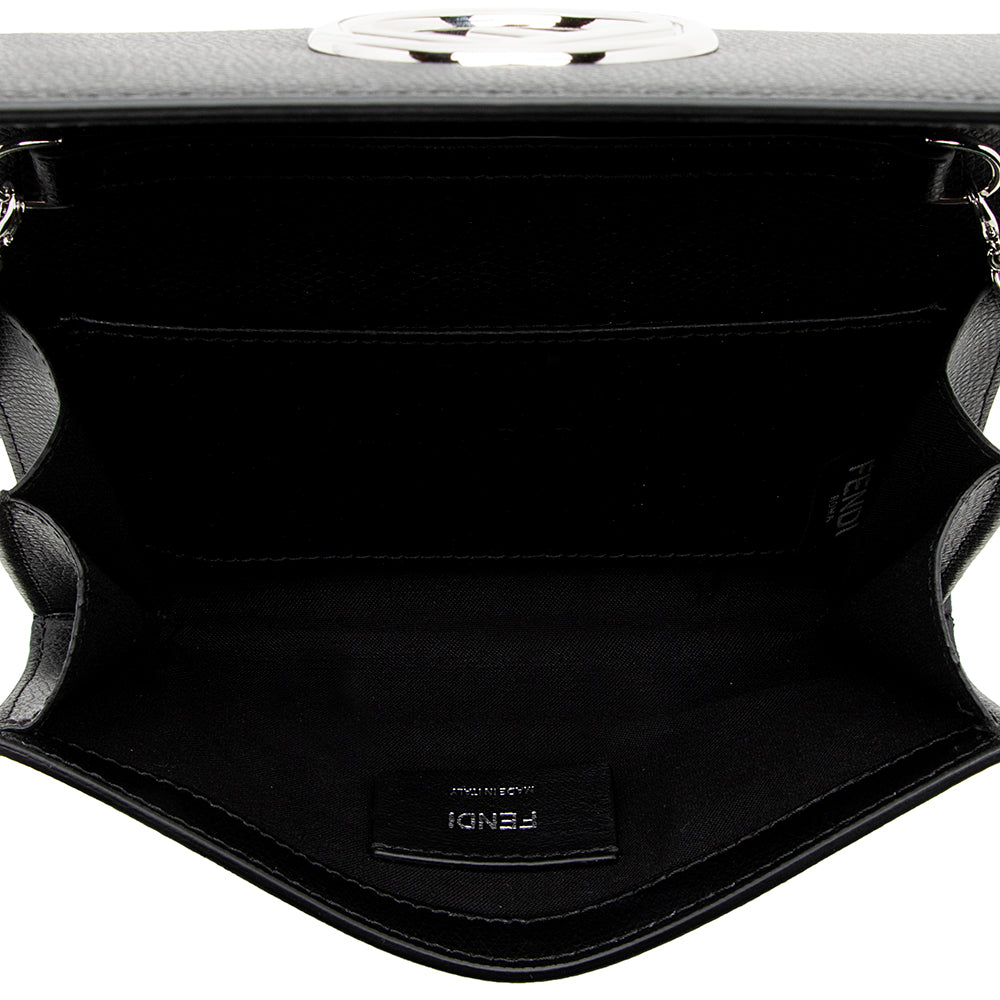 Fendi Grained Calfskin F is Fendi Crossbody Bag (SHF-18102)