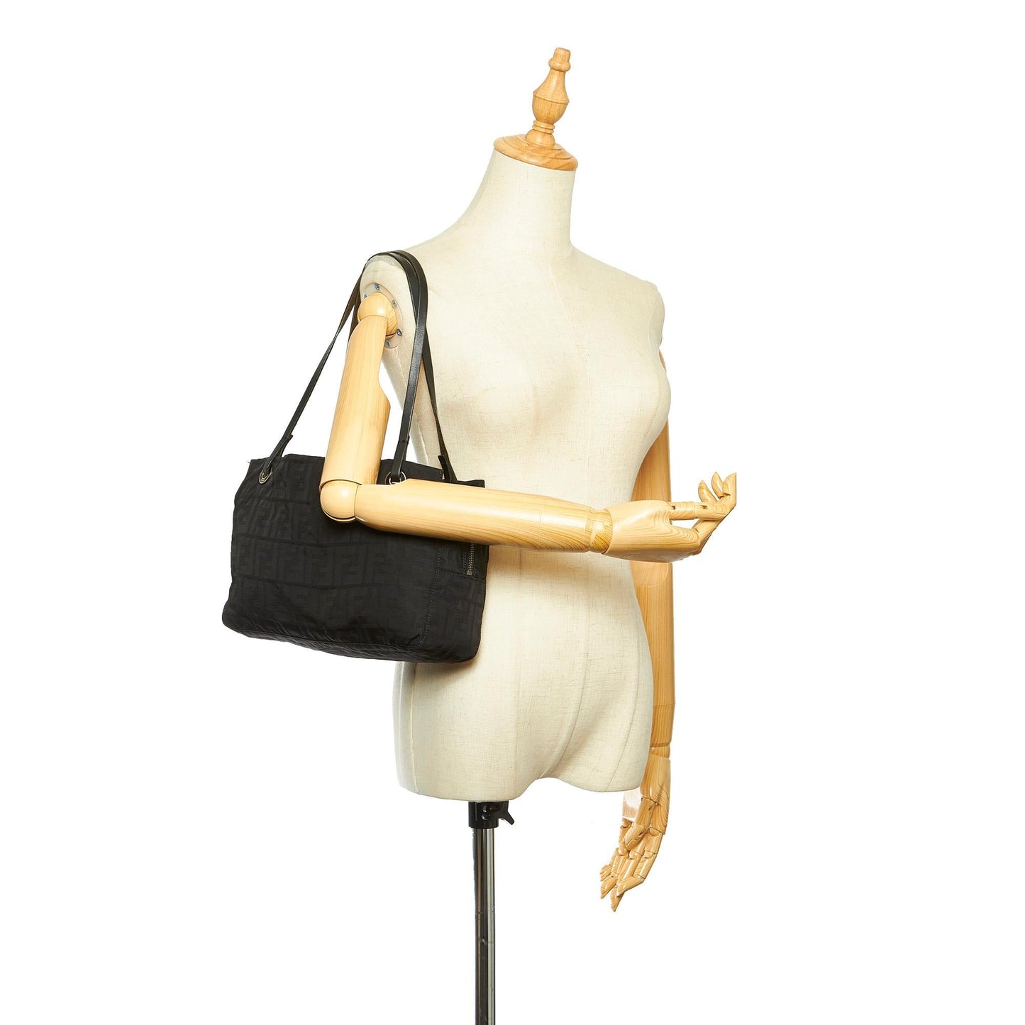 Fendi Zucca Canvas Shoulder Bag (SHG-22302)