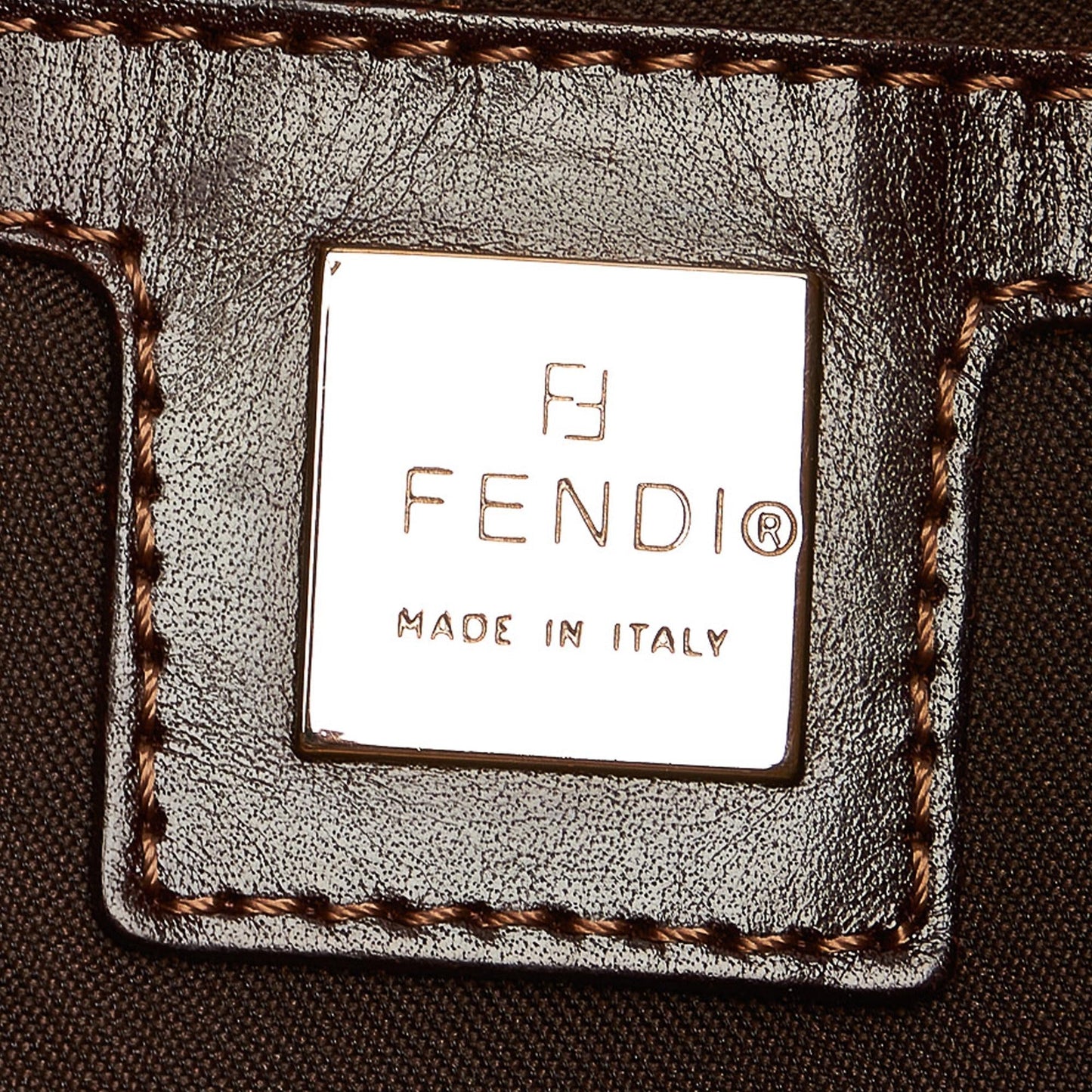 Fendi Zucca Canvas Shoulder Bag (SHG-27131)