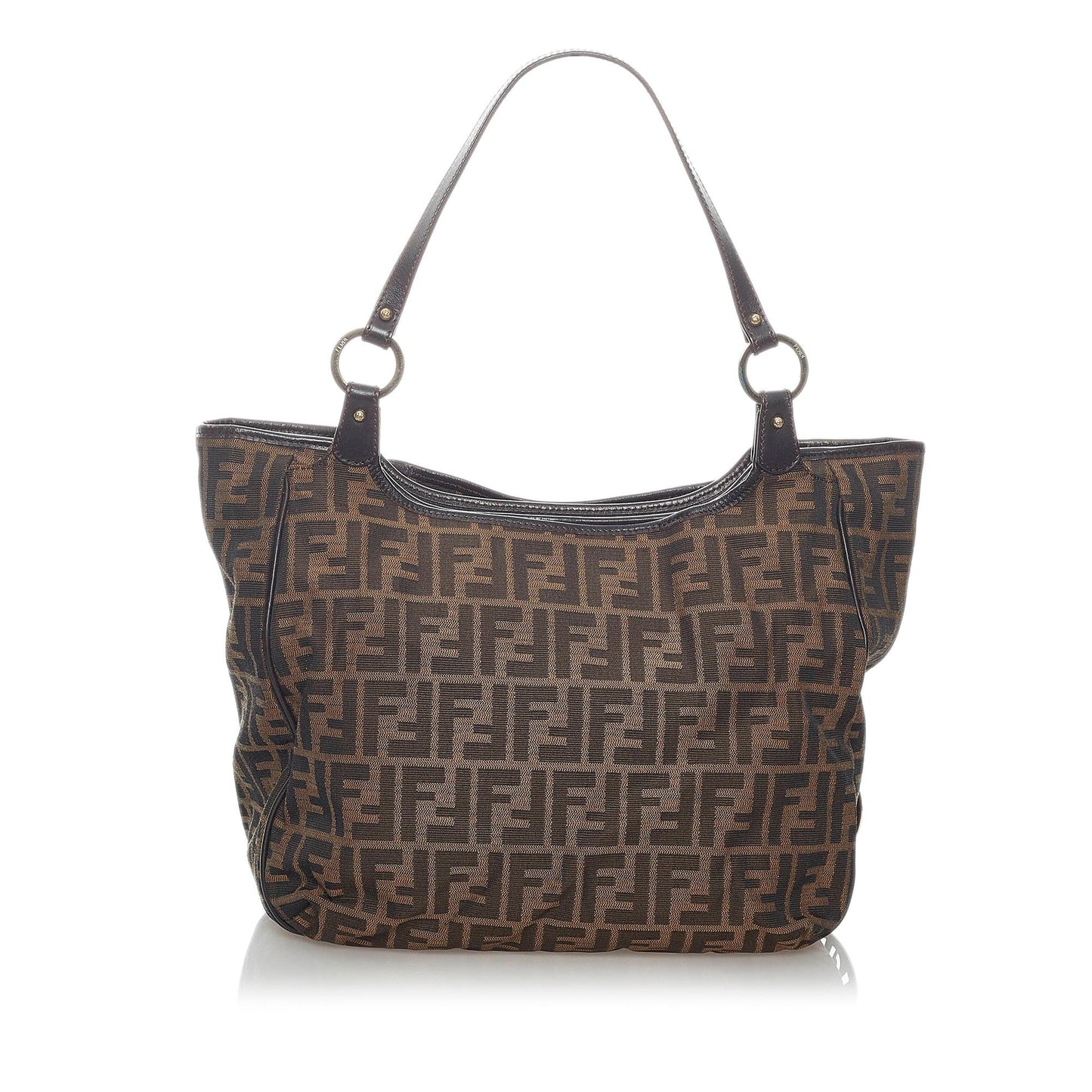 Fendi Zucca Canvas Shoulder Bag (SHG-30750)