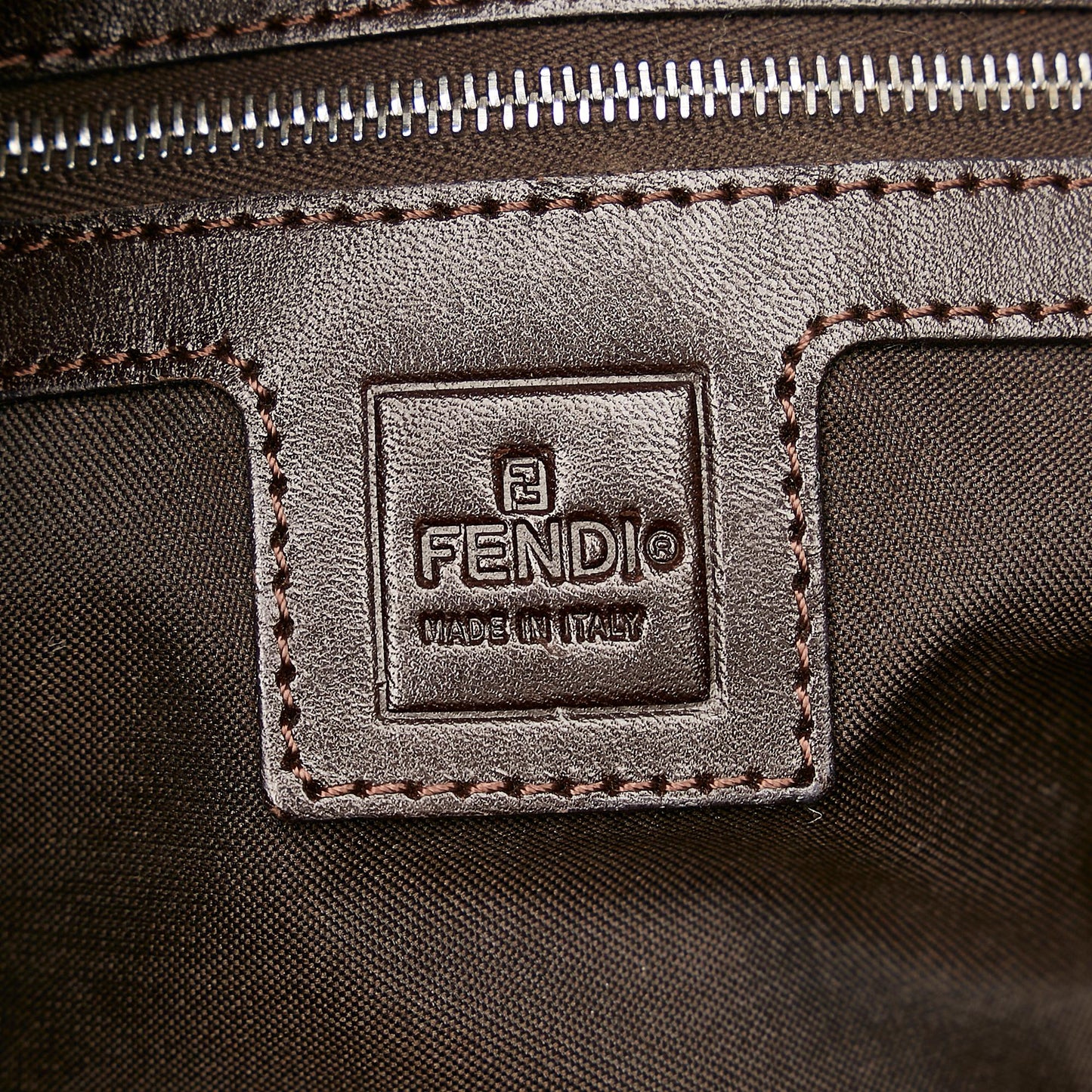 Fendi Zucca Canvas Shoulder Bag (SHG-33332)