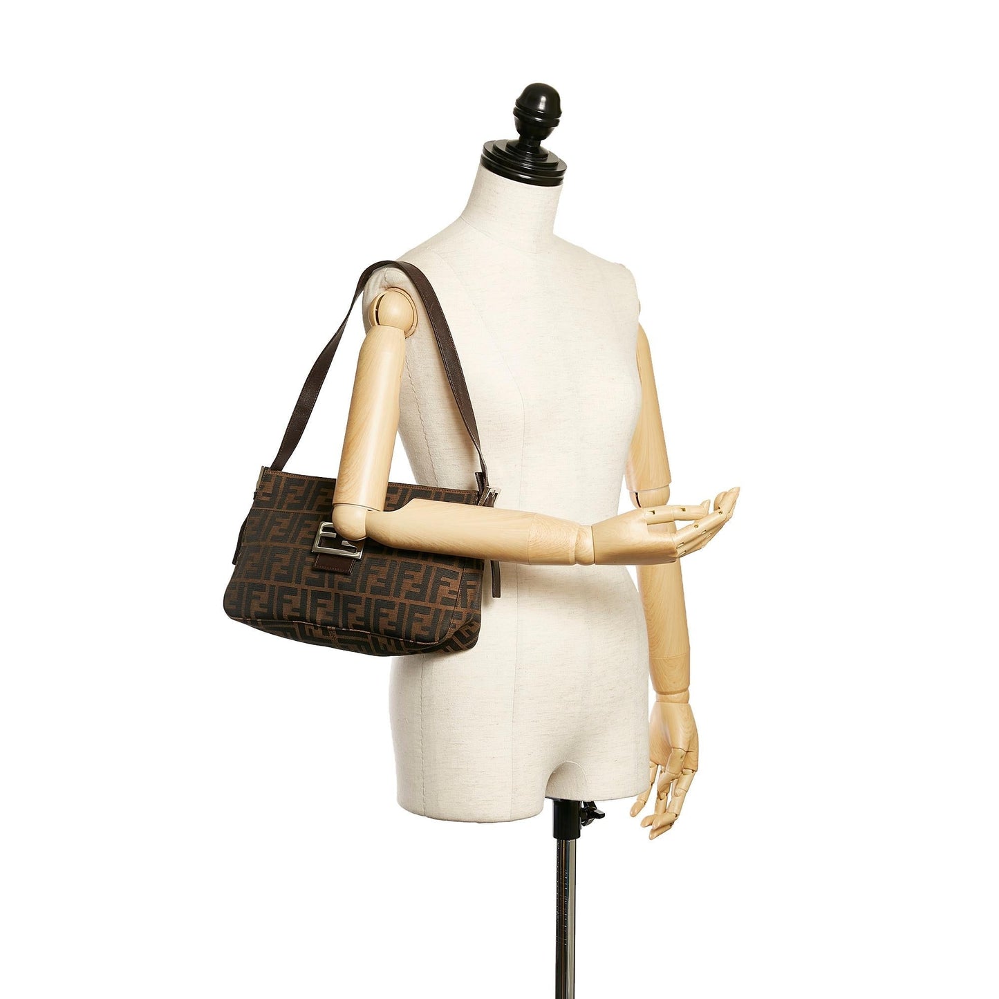 Fendi Zucca Canvas Shoulder Bag (SHG-33332)