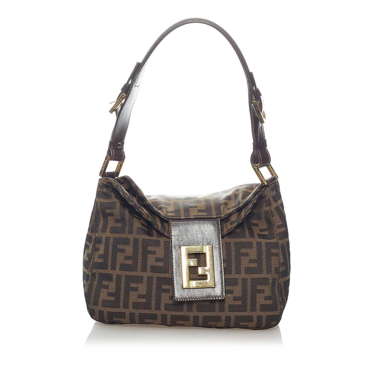 Fendi Zucca Canvas Shoulder Bag (SHG-33334)