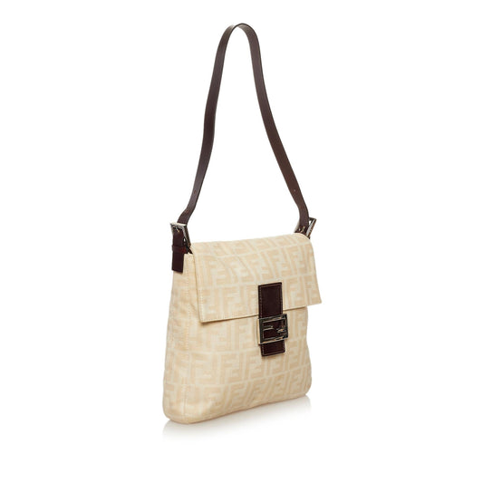 Fendi Zucca Canvas Shoulder Bag (SHG-34841)