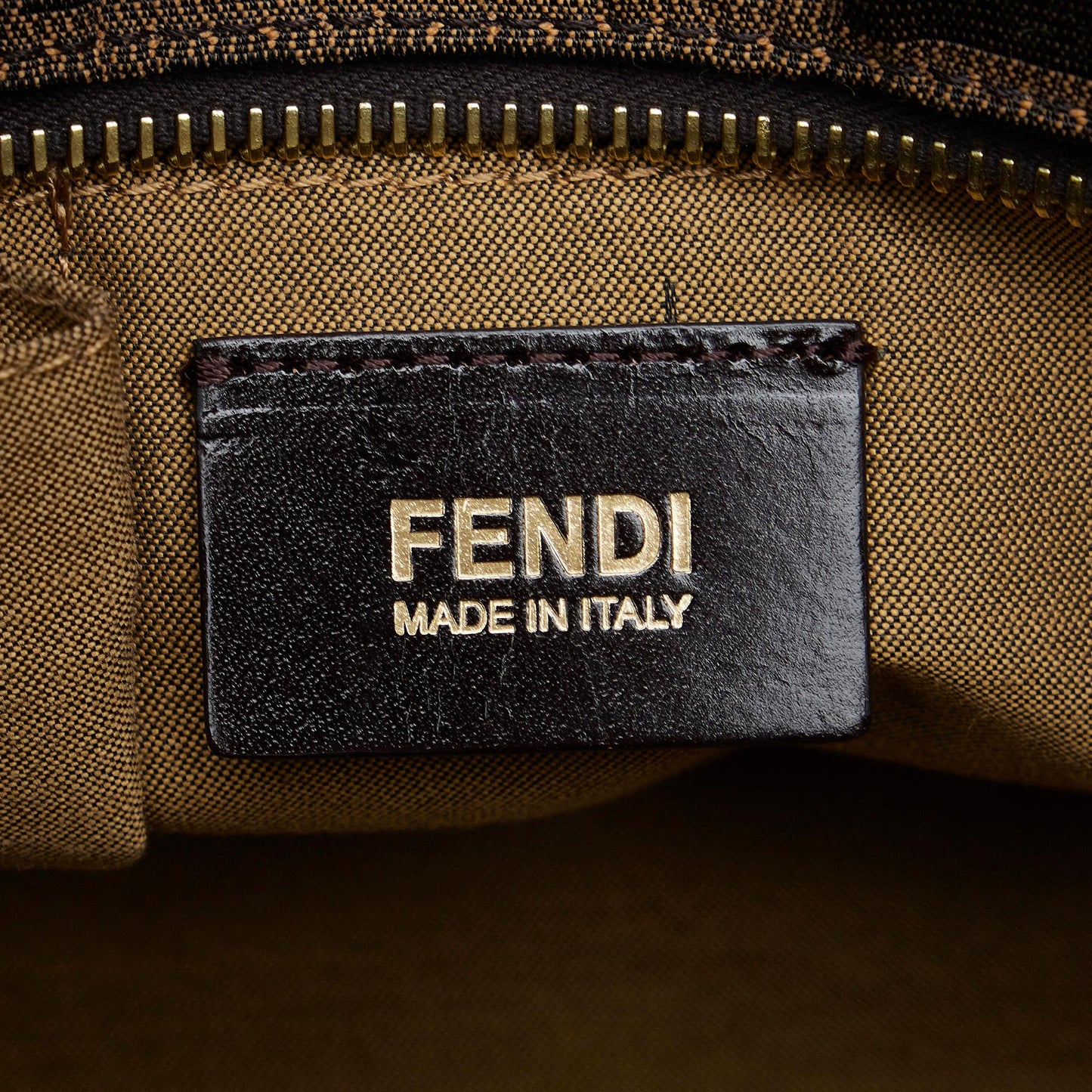 Fendi Zucca Chef Leopard Shoulder Bag (SHG-nwsCum)