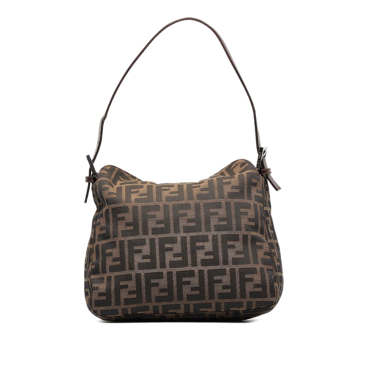 Fendi Zucca Double Flap Shoulder Bag (SHG-mQyT1Z)