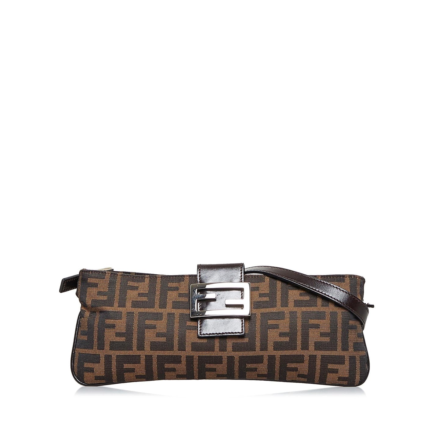 Fendi Zucca Flap Shoulder Bag (SHG-eG04kE)