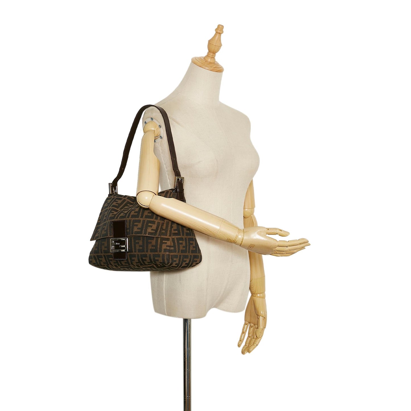 Fendi Zucca Mamma Shoulder Bag (SHG-37733)