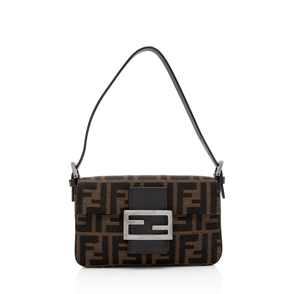 Fendi Zucca Mini Baguette Shoulder Bag (SHF-19228)