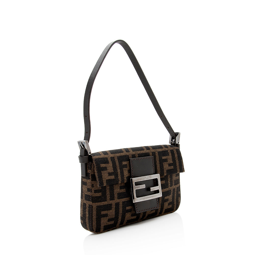 Fendi Zucca Mini Baguette Shoulder Bag (SHF-19228)