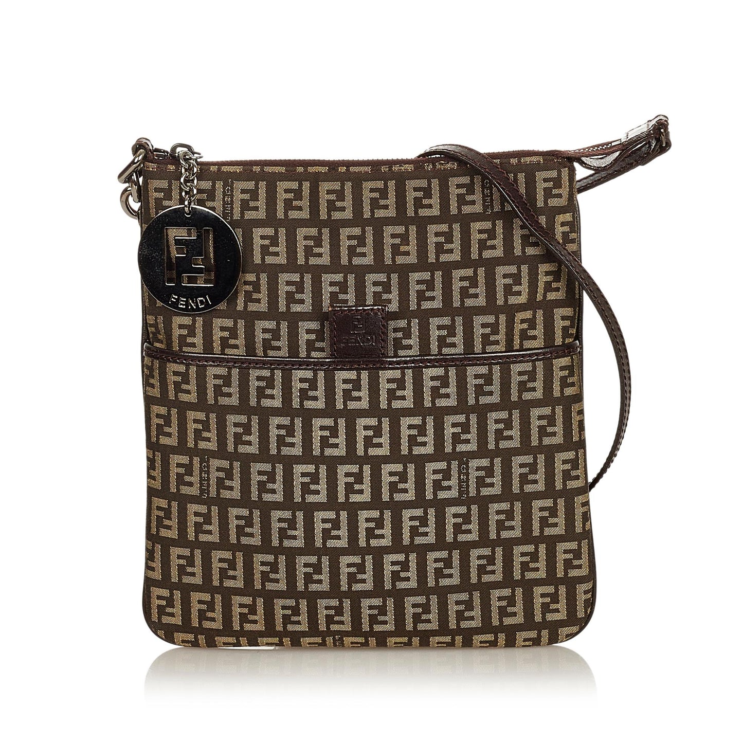 Fendi Zucchino Canvas Crossbody Bag (SHG-26620)