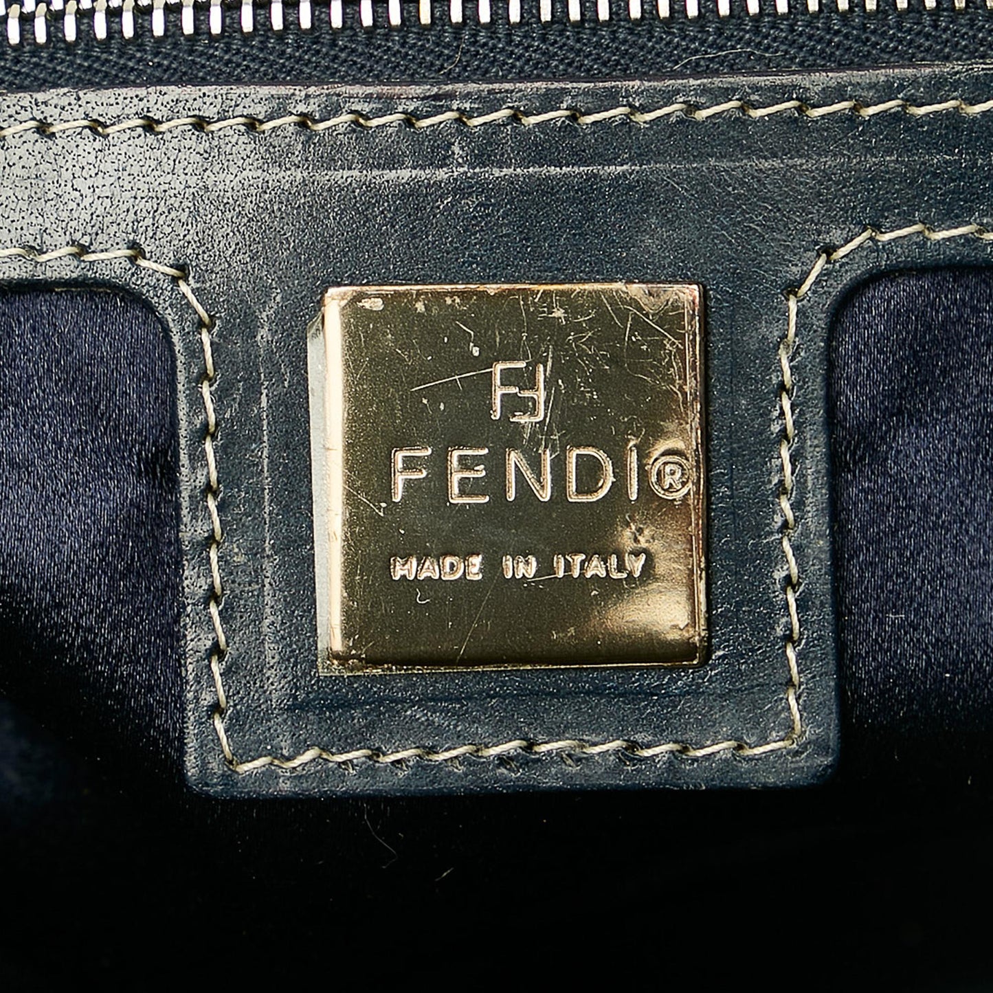 Fendi Zucchino Canvas Shoulder Bag (SHG-26235)