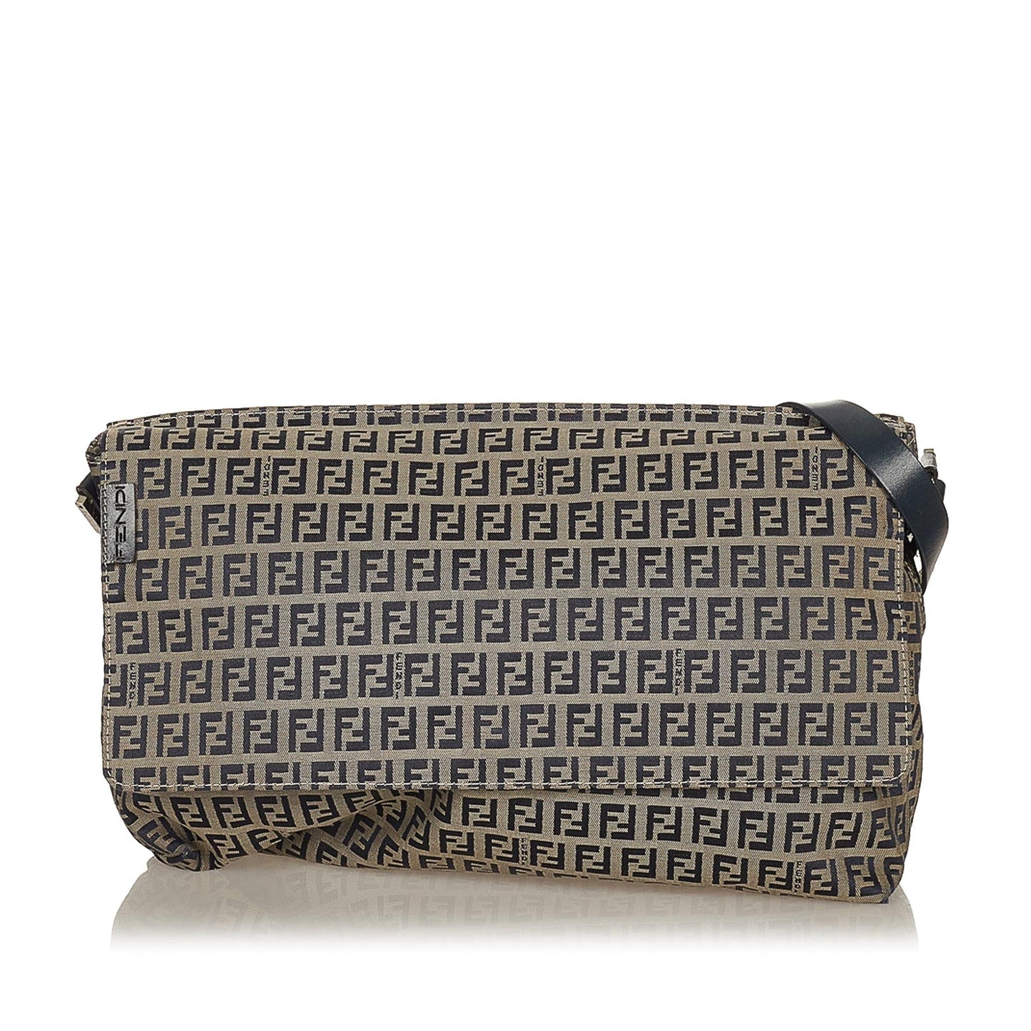 Fendi Zucchino Canvas Shoulder Bag (SHG-27596)