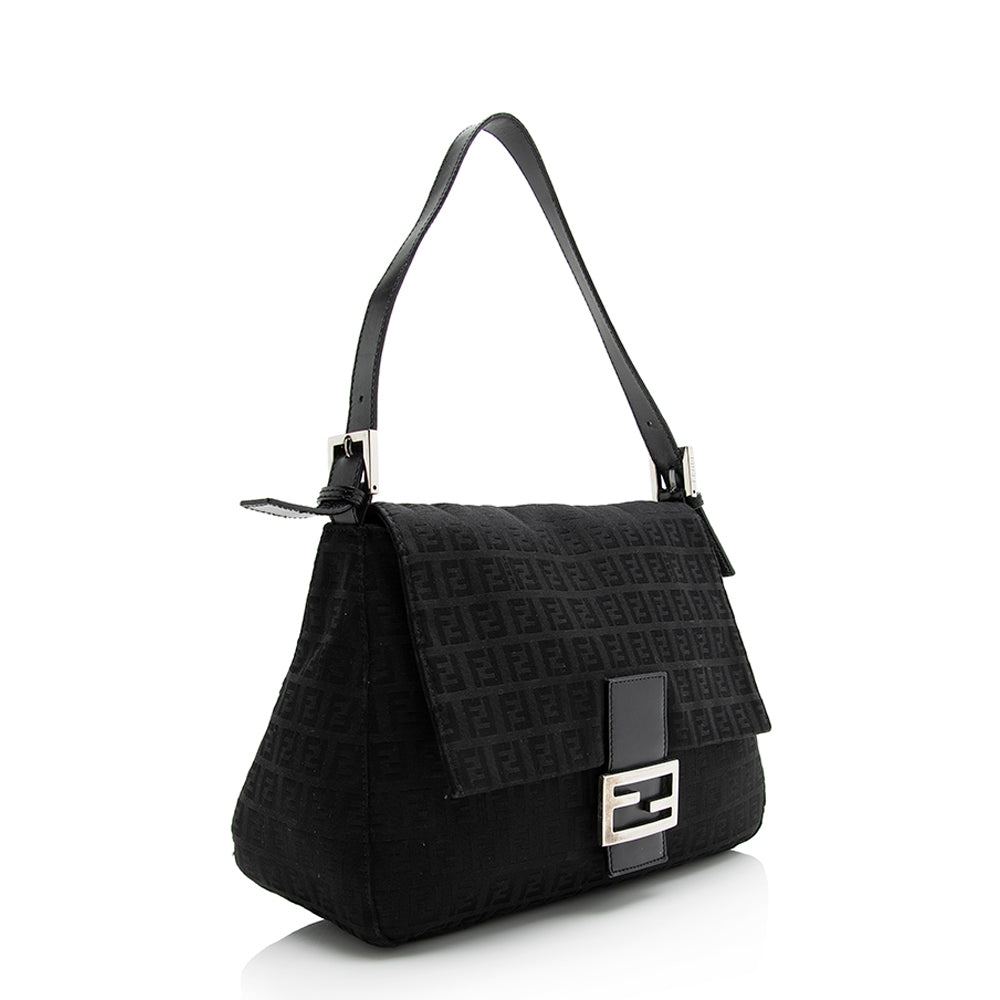 Fendi Zucchino Forever Mamma Shoulder Bag (SHF-21701)