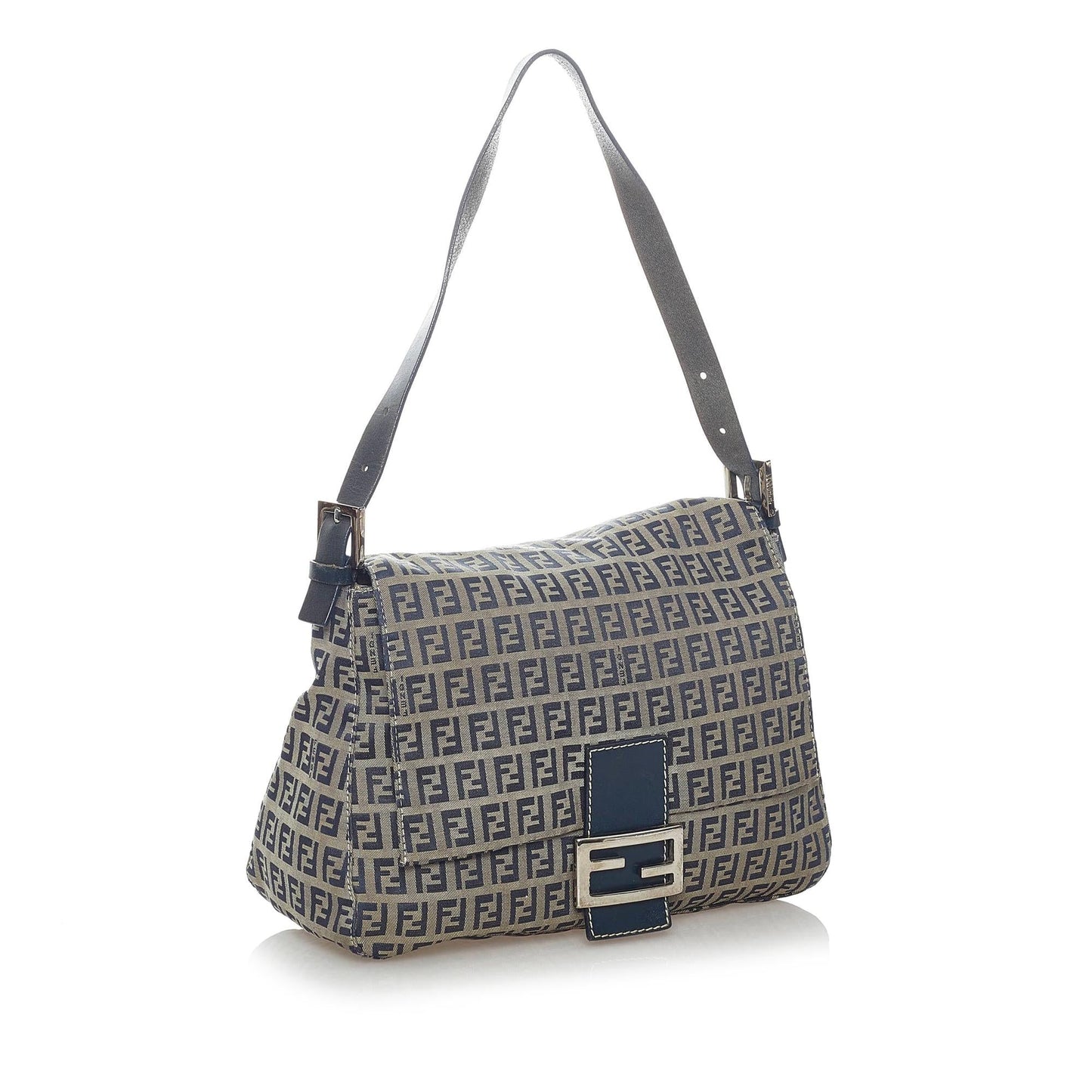 Fendi Zucchino Mamma Forever Canvas Shoulder Bag (SHG-32862)