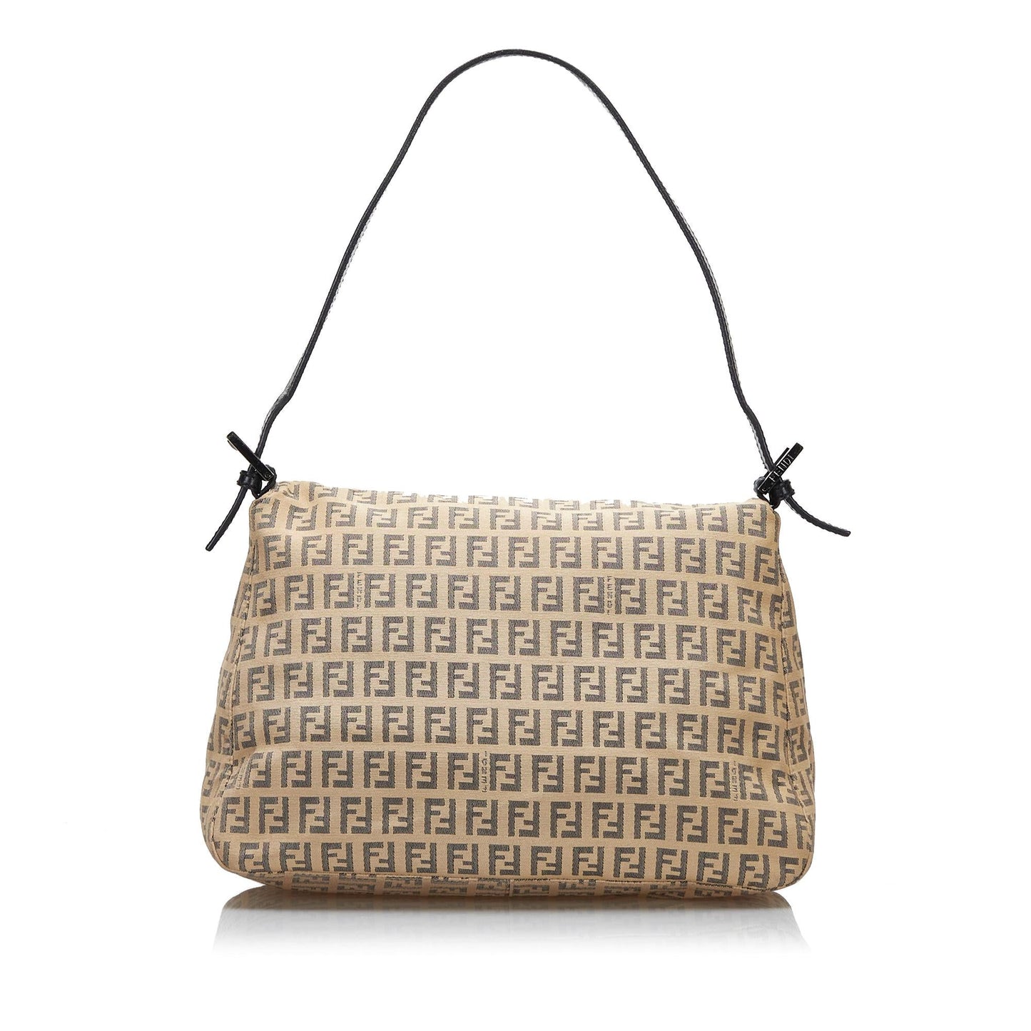 Fendi Zucchino Mamma Forever Canvas Shoulder Bag (SHG-nCROSm)