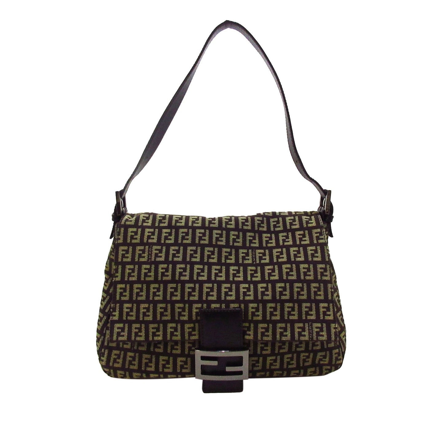 Fendi Zucchino Mamma Forever Shoulder Bag (SHG-36070)