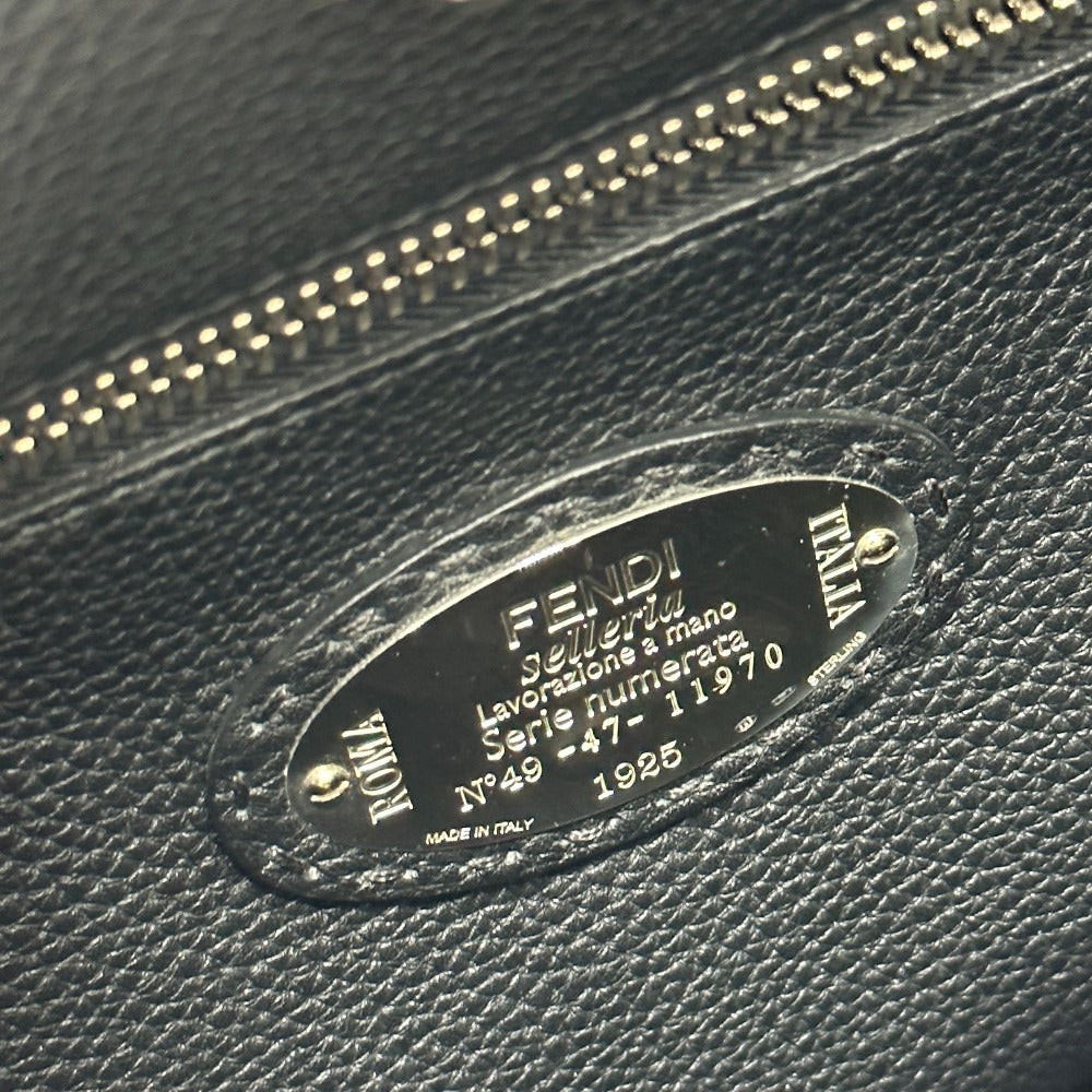 FENDI Business bag 7VA406 leather Blue type Selleria Monster Iconic Peek-a-boo fit unisex(Unisex) Used
