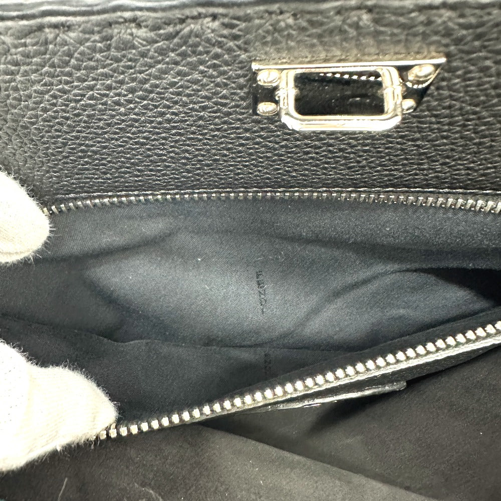 FENDI Business bag 7VA406 leather Blue type Selleria Monster Iconic Peek-a-boo fit unisex(Unisex) Used