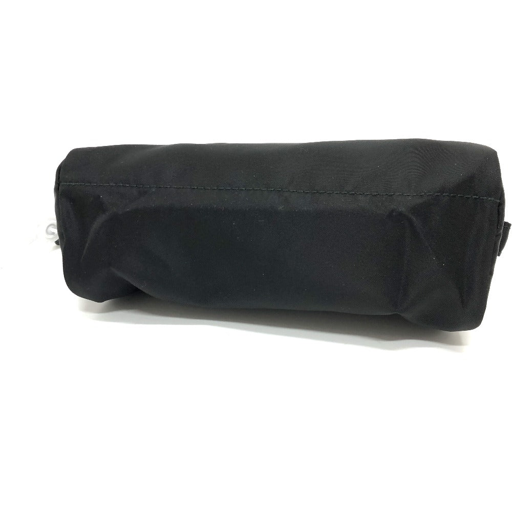 PRADA Pouch 1NA350 Nylon black Triangle logo Women Used