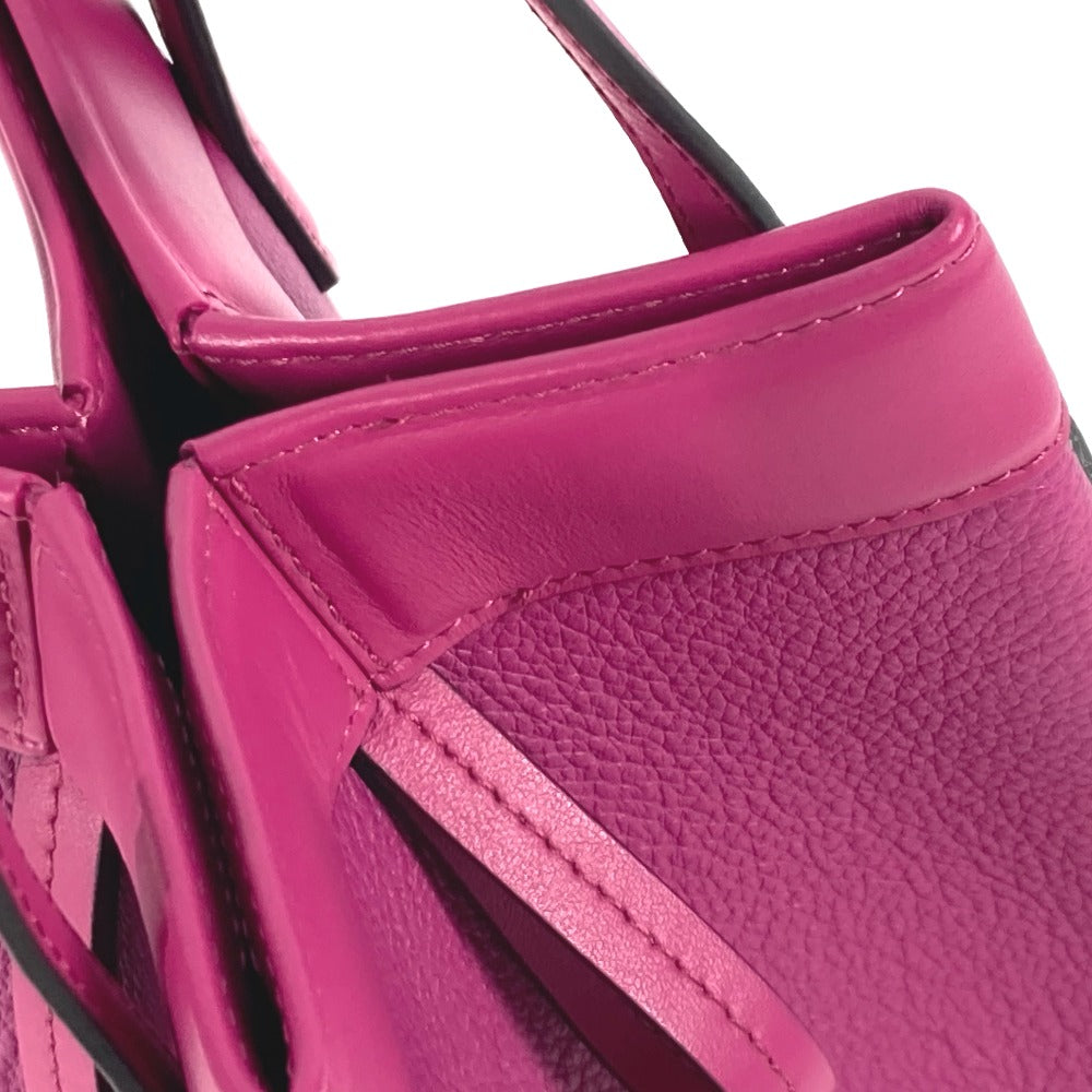 FENDI Shoulder Bag 8BS083 leather purple ORIGAMI MINI Small Women Used