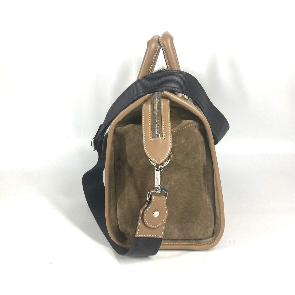 FENDI Handbag 7VA571 Canvas / leather Brown Zucca SOFT TRUNK unisex(Unisex) Used