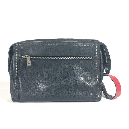 FENDI Shoulder Bag 7VA407 leather black Messenger bag Celeria mens Used