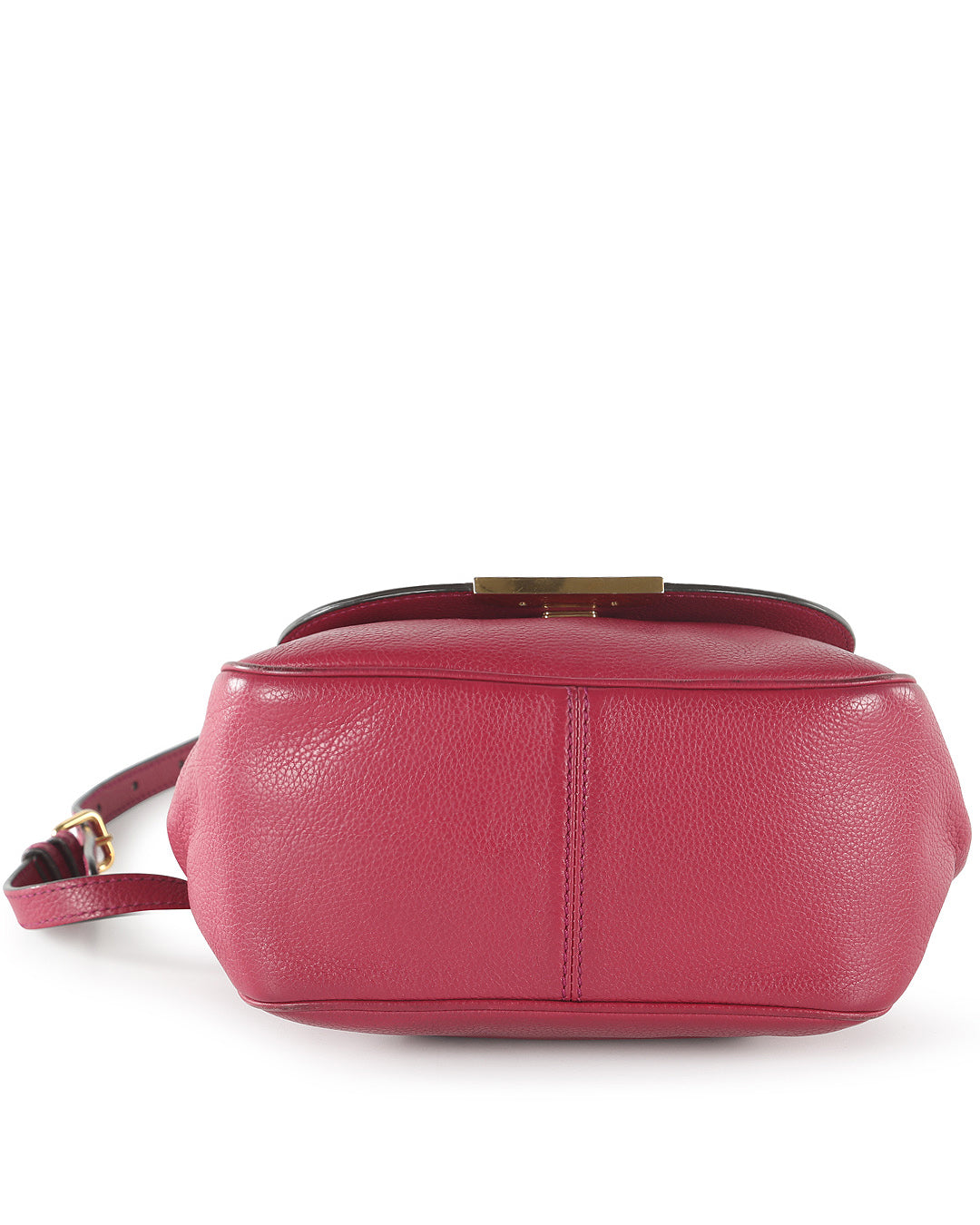 FENDI Fuchsia Leather Crossbody Bag