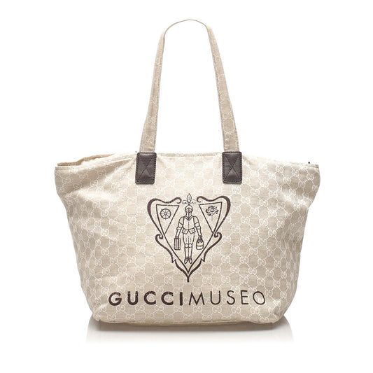 Gucci GG Canvas Museo Tote Bag