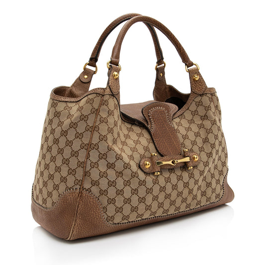 Gucci GG Canvas New Pelham Large Tote
