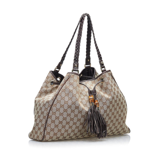 Gucci GG Canvas Peggy Tote