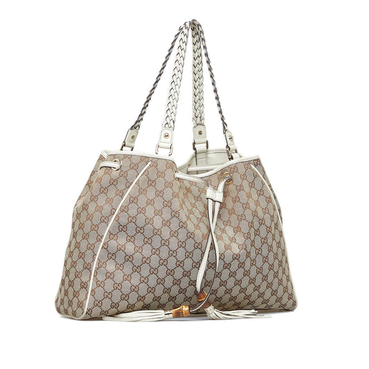 Gucci GG Canvas Peggy Tote