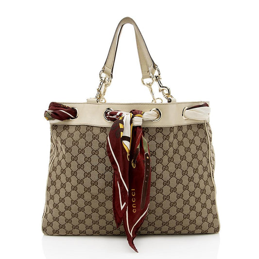 Gucci GG Canvas Positano Tote