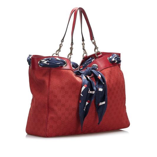 Gucci GG Canvas Positano Tote