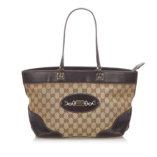 Gucci GG Canvas Punch Tote Bag
